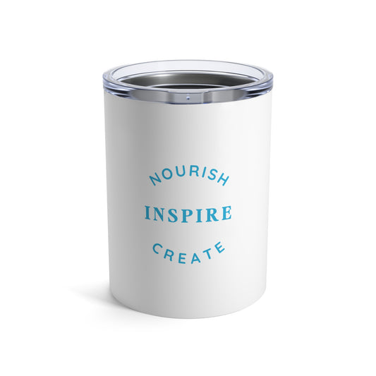 Nourish Inspire Create - Stainless Steel Tumbler (10oz)